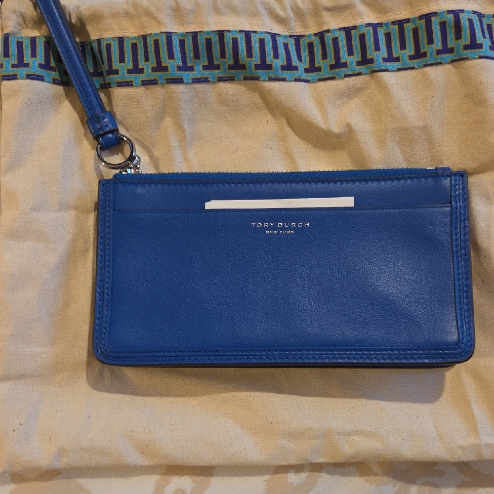 Tory Burch Royal Blue Wristlet